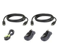 ATEN Kit cavo KVM di sicurezza USB DisplayPort a visualizzazione doppia da 3 M NEW