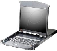 ATEN KL1508AiN switch per keyboard-video-mouse (kvm) Montaggio rack Nero - TASTIERA TEDESCA [DCP2984]