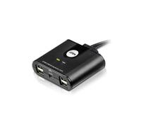 ATEN Switch di condivisione periferiche USB 2.0 a 2 x 4 porte (Aten IT US224 2 p