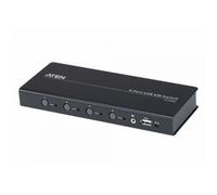 ATEN Switch KM USB a 4 porte illimitato [cavi inclusi] (4 Port USB KVM Switch)