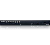 ATEN Switch KVM over IP Multi-Interface Cat 5 a 8 porte per 1 accesso condiviso locale/remoto - TASTIERA TEDESCA [DCP2977]