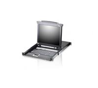 Aten Switch KVM USB-PS2 VGA 8 Porte con LCD 17'' e Porta USB, CL5708M
