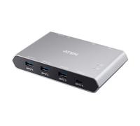 ATEN Switch per la condivisione USB-C Gen 2 a 2 porte con pass-through dell'alim