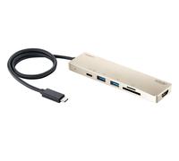 ATEN UH3239 replicatore di porte e docking station per laptop Cablato USB 3.2 Gen 1 (3.1 Gen 1) Type-C Alluminio NEW