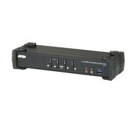 ATEN Umschalter switch per keyboard-video-mouse [kvm] Nero (ATEN CS1924 KVMP Swi