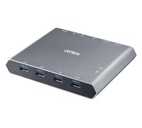 E_0001_9238231 Aten ATEN Interruttore Dock KVM a 2 porte 4K DisplayPort USB-C co