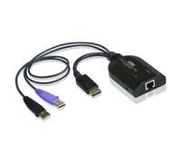 ATEN KA7169 USB USB 2.0 Nero 56 mm 91 mm 21 mm DisplayPort USB Virtual Media KVM