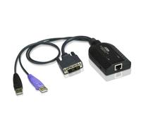 ATEN USB DVI Virtual Media KVM Adapter with Smart Card Support
