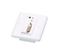 Aten ve607 DVI/Audio CAT5 Extender Piastra a Parete Bianco