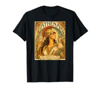 Atena Dea della Saggezza e della Guerra Mitologia Greca Arte Maglietta