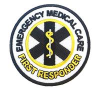 Atención Médica de Emergencia First Responder Parche Hierro Bordado en Insignia/3 Inch DIY diseño de Primeros Auxilios CPR AED por Premier Parches