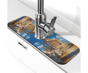 Atene Acropoli Angolo Cielo Chiaro 38.1x14 cm Diatomite Rubinetto Mat