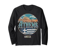 Atene Grecia Appassionato di Viaggi in Città Maglia a Manica