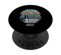 Atene Grecia Appassionato di viaggi in città PopSockets PopGrip Adesivo