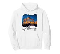 Atene Grecia - Grecia Souvenir - Atene Felpa con Cappuccio