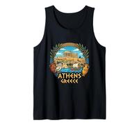 Atene Grecia Viaggio Souvenir Città Regalo Canotta