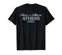 Atene Grecia Viaggio Vintage Maglietta