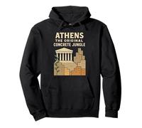 Atene: la Giungla di Cemento Originale Felpa con Cappuccio