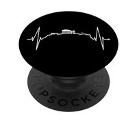 Atene Skyline Battito del Cuore Grecia Acropoli Antico PopSockets PopGrip Adesivo