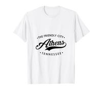 Atene Tennessee TN La Città Amichevole per Uomini e Donne Maglietta