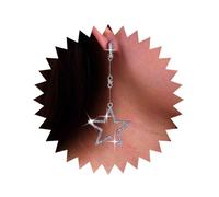 Atentuyi Boho Wedding Cz Stella Lunga Goccia Dangle Orecchini Argento Cavo Strass Stella Orecchini Piccolo Cristallo Quadrato Orecchino Piccolo Goccia Perno Orecchini Per Le Donne E Le Ragazze