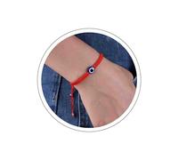 Atentuyi Bracciale Boho Del Malocchio Cavigliera Rossa Bracciale Della Cabala Bracciale In Corda Intrecciata Bracciale In Vetro Turco Occhio Blu Bracciale Fatto A Mano Bracciale Regolabile Gioielli