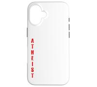Ateo Ateismo Religione Scienza Agnostico Scettico Credere Custodia per iPhone 16