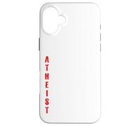 Ateo Ateismo Religione Scienza Agnostico Scettico Credere Custodia per iPhone 16 Plus