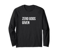 Ateo Divertente - Zero Gods Given Maglia a Manica