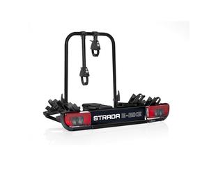 Atera 022698 - Portabici per auto Strada E-Bike Black Edition con luci posteriori, per 2 biciclette