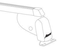 ATERA 044135 SIGNO Barre portapacchi / barre portatutto Acciaio 110 cm 100 kg
