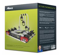 Atera Strada DL 3 portabici gancio traino per 3 bici Nuovo