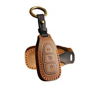 ATFIGII Custodia Chiave compatibile con Ford Kuga MK2 Puma Focus MK3 MK4 C-Max B-Max Fiesta Mk8 ST Line Guscio per la chiave A Marrone