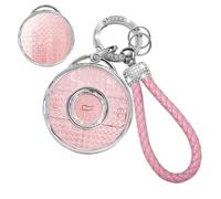 ATFIGII Custodia per chiave compatibile con Smart #1 B rabus per Smart #3 per Smart Fortwo 1 custodia per chiave auto, custodia in TPU, protezione per chiavi con portachiavi a 3 tasti, colore rosa