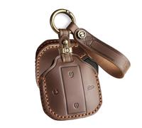 ATFIGII Custodia portachiavi compatibile con Jetour Freer Freedom T2 2024 2025 Freer Traveller T1 Custodia in pelle protettiva portachiavi 4 tasti B marrone