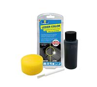 ATG Colore Vernice per Pelle - Ritocco Pelle rinnova Pelle Auto - Kit Riparazione Pelle Auto - Ripara Pelle Divano - Nero Colore per Pelle - Ripara Pelle sedili Auto - Trattamento Pelle Auto