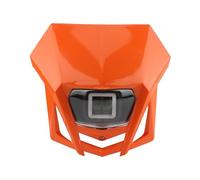 ATGCBCAUF Fari Anteriori per Moto per Y&amaha WR450F YZ250F XT250X XT600 TTR250 Faro Anteriore A LED 12V per Moto Carenatura Faro da Motocross Faro Anteriore Moto(Orange)