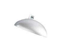 ATGCBCAUF Maniglia Esterna Per Portiera Anteriore E Posteriore Per Geely Per Panda Colore Rosso Bianco Grigio Argento (Silvery grey painted,Front left)