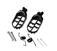 ATGCBCAUF Moto CNC Poggiapiedi Pedali Staffa per CRF70F 2004 2005 2006 2007 2008 2009 (Black)
