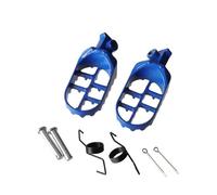 ATGCBCAUF Moto CNC Poggiapiedi Pedali Staffa per CRF70F 2004 2005 2006 2007 2008 2009 (Blue)