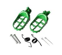 ATGCBCAUF Moto CNC Poggiapiedi Pedali Staffa per CRF70F 2004 2005 2006 2007 2008 2009 (Verde)