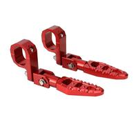 ATGCBCAUF Pedale Passeggero Accessori per Moto Pedale Ausiliario A Staffa Pieghevole Adatto per CT125 CT 125 (Red)