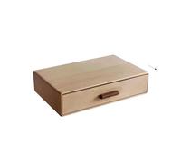 ATGQBCF Scatola Porta Gioie Cassetto Portaoggetti In Legno Massello Stile Scatola Per Organizzare Il Disordine Da Ufficio In Noce Nera(36 * 25 * 5cm) Portagioie Da Viaggio(Type-A)