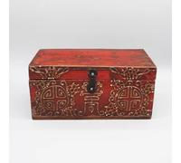 ATGQBCF Scatola Porta Gioie Scatola In Legno Antica, Decorazione Per La Casa, Accessorio Per Tavola, Vecchia Confezione Regalo, Dipinta A Mano Portagioie Da Viaggio