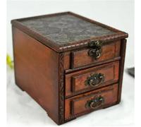 ATGQBCF Scatola Porta Gioie Scatola Portagioielli In Legno Da Toeletta Portaoggetti Scrivania Composta Statua Rame Specchio Cintura Antichità Classica Portagioie Da Viaggio