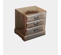 ATGQBCF Scatola Porta Gioie Scatola Portaoggetti Legno Massello Gioielli Tipo Cassetto Armadio Tavolo Retrò Cosmetici Portagioie Da Viaggio(3)