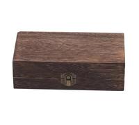 ATGQBCF Scatola Porta Gioie Scatola Portaoggetti Legno Retrò Semplice Con Coperchio Incernierate Multifunzione Confezione Regalo Portagioielli Articoli Portagioie Da Viaggio(C)