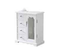 ATGQBCF Scatola Porta Gioie Scatole Per Gioielli Organizzatore Espositore Per Braccialetti Accessori Donna Conservazione Portagioie In Legno Cassetto In Velluto Anello Portagioie Da Viaggio(Type-B)