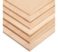 AtHaus® Compensato Multistrato 3mm | Compensato di Betulla | Pannelli in Legno | Tagli Disponibili: 20x10 cm