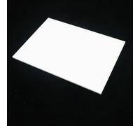 AtHaus® Lastra Acrilica Bianca Opalina 4 mm | Taglio su misura | Effetto vetro satinato per arredamento, bricolage e decorazione: 1300 x 700 mm